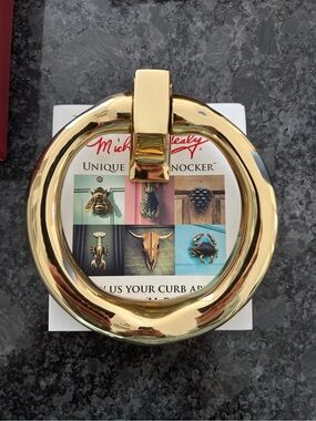 Michael Healy Gold Door Knocker